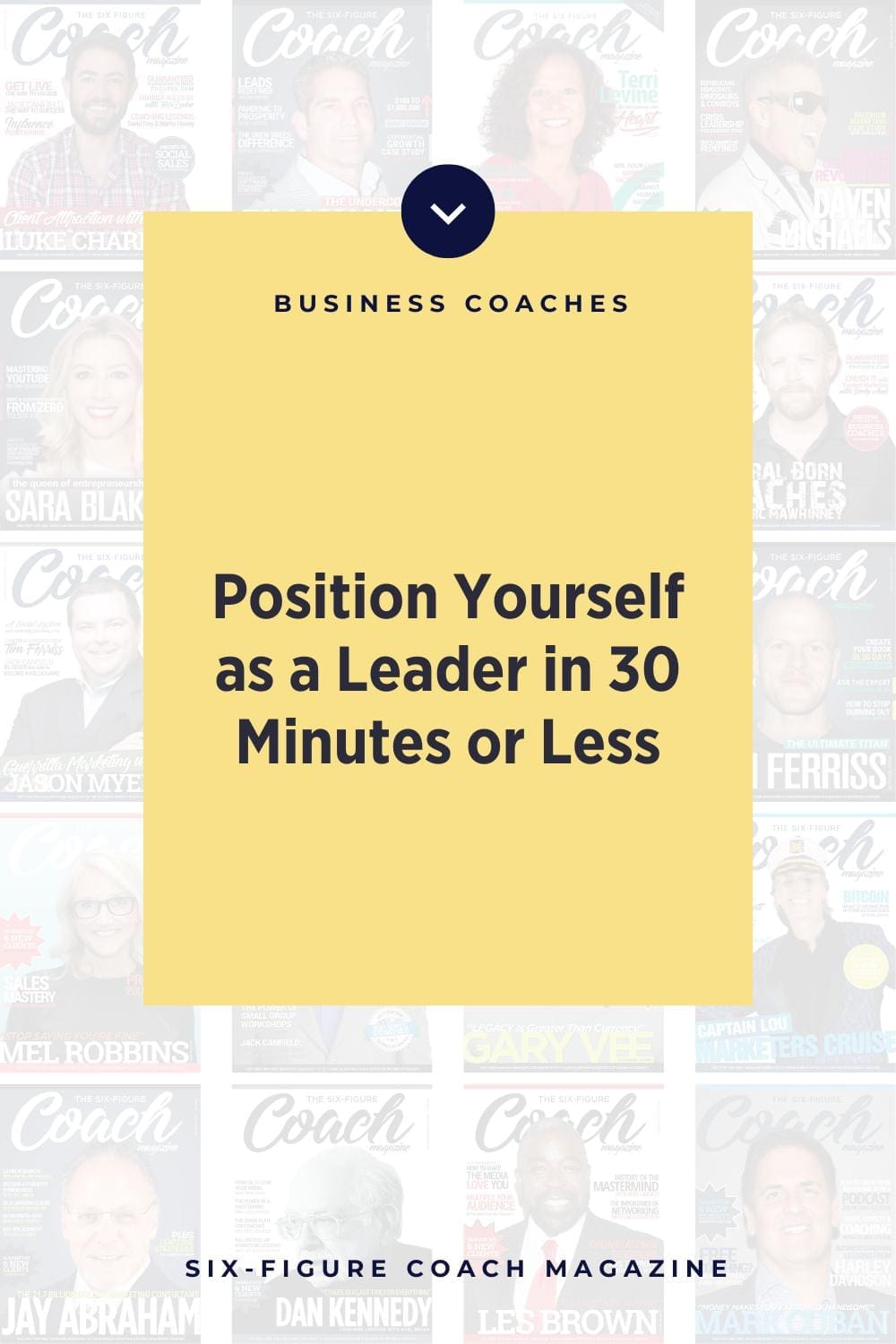 Position Yourself as a Leader in 30 Minutes or Less by Becky Auer