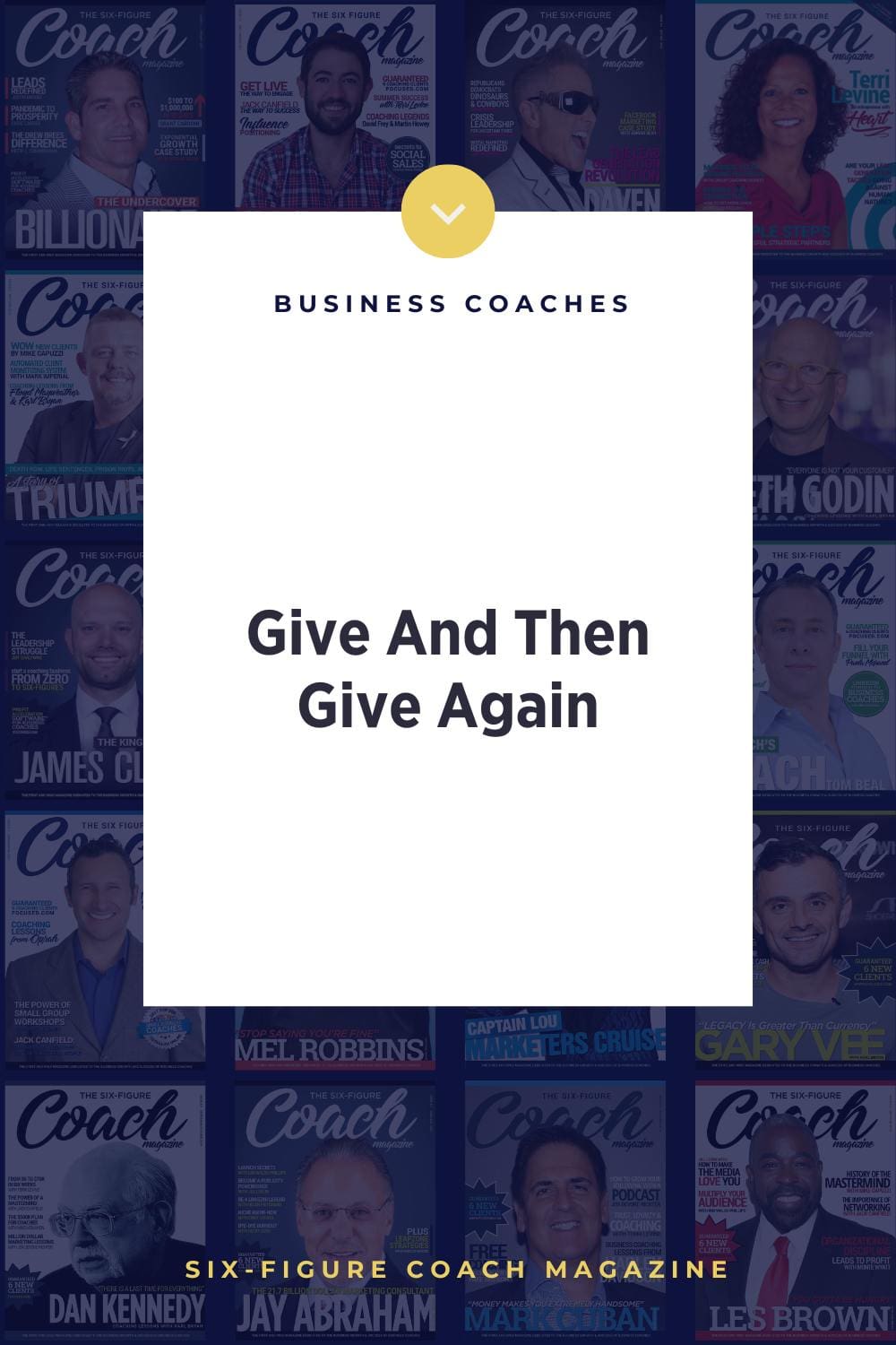 Give And Then Give Again with Terri Levine