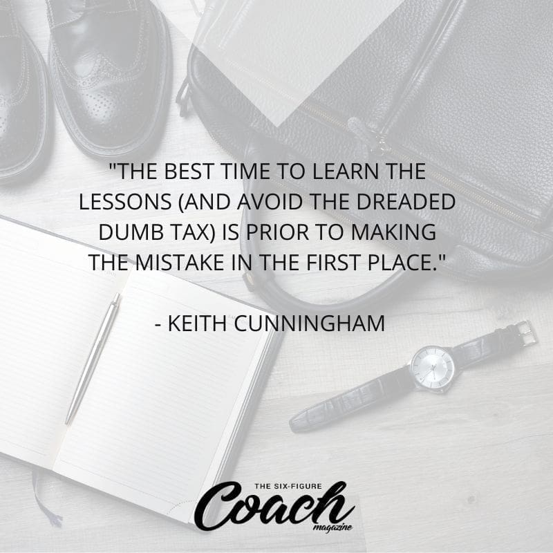 Log of Lessons Learned By Keith Cunningham