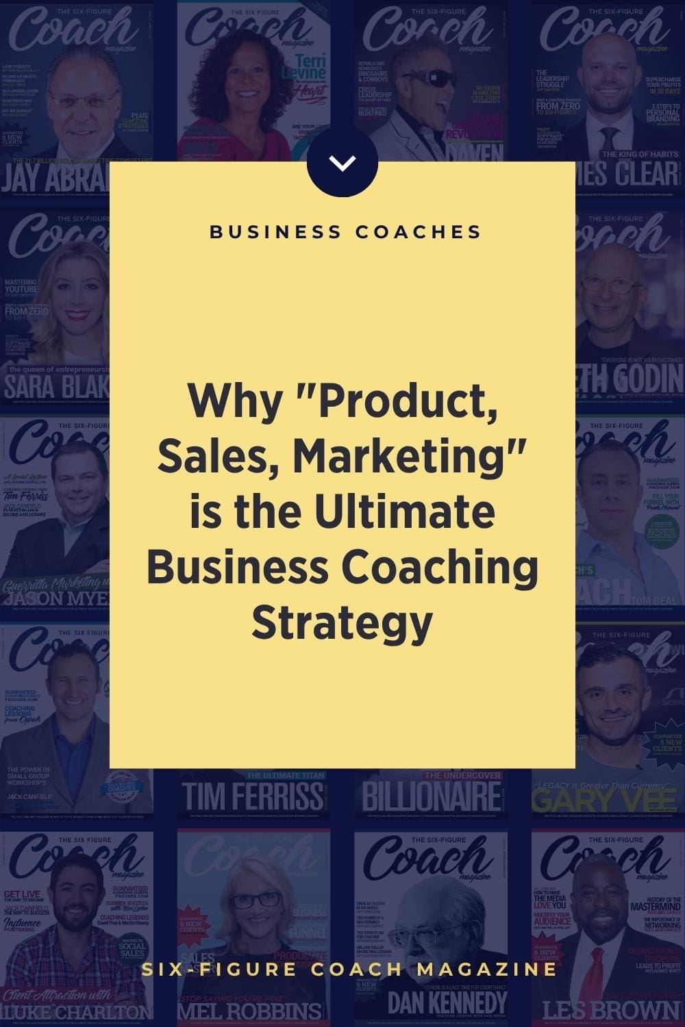 Why "Product, Sales, Marketing" is the Ultimate Business Coaching Strategy