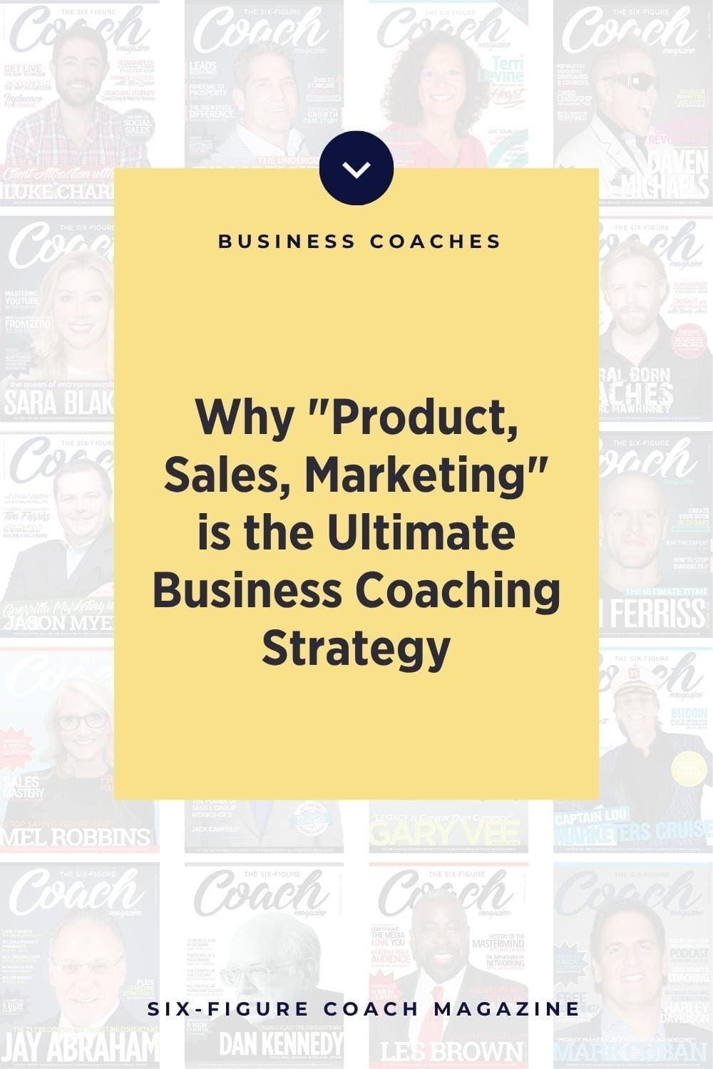 Why "Product, Sales, Marketing" is the Ultimate Business Coaching Strategy